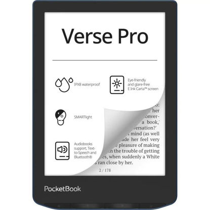 PocketBook Verse Pro Azure PB634  6" 16GB IPX8 E-bralnik (PB634-A-WW)