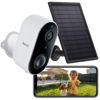 Slika - Laxihub Arenti GO1 & SP zunanja full HD Wi-Fi kamera s baterijo za polnjenje in sončna plošča
