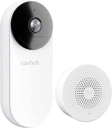 Laxihub BellCam 5G Wi-Fi 1080P video zvonec z brezžičnim zvonjenjem in polnilno baterijo zaznavanje gibanja PIR IP65