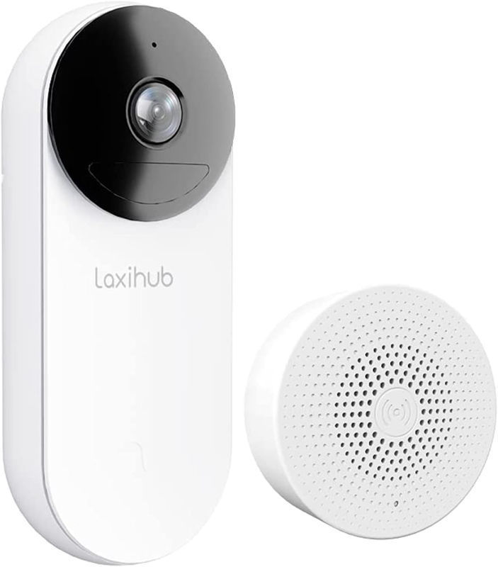 Slika - Laxihub BellCam 5G Wi-Fi 1080P video zvonec z brezžičnim zvonjenjem in polnilno baterijo zaznavanje gibanja PIR IP65