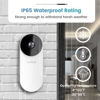 Slika - Laxihub BellCam 5G Wi-Fi 1080P video zvonec z brezžičnim zvonjenjem in polnilno baterijo zaznavanje gibanja PIR IP65