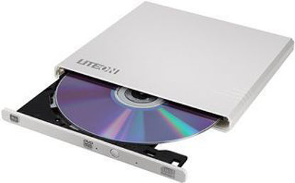 Lite-on eBAU108-21 Ultra Slim M-Disc DVD zunanji zapisovalnik bel