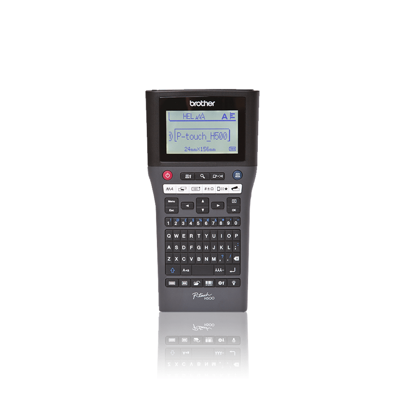 Slika - Brother P-TOUCH PT-H500 (PTH500YJ1) USB LCD s tipkovnico, tiskalnik nalepk