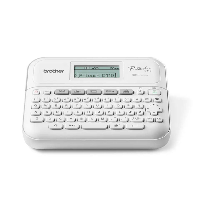 Slika - Brother P-TOUCH PT-D410 LCD s tipkovnico, tisklanik nalepk