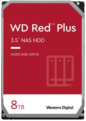 WD 8TB 5400rpm SATA-600 128MB Red WD80EFZX