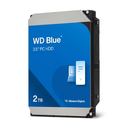 WD 2TB 5400rpm SATA-600 64MB Blue WD20EZRZ