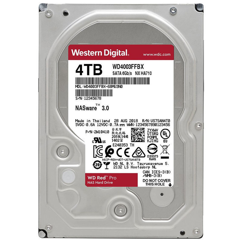 Slika - WD 4TB 7200rpm SATA-600 256MB Red Pro WD4003FFBX