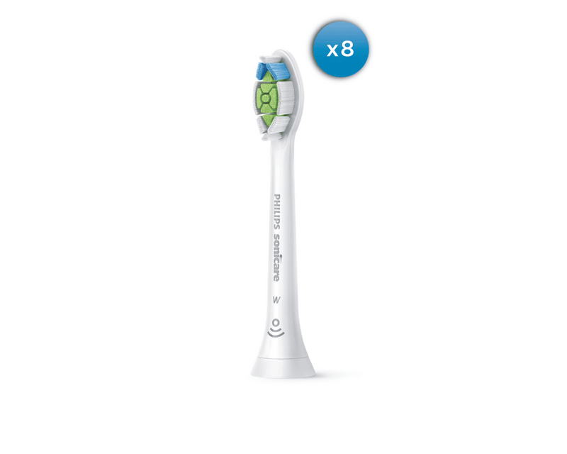 Slika - Philips Sonicare W2 Optimal White nastavki za zobno ščetko bela Medium (HX6068/12) 8kos