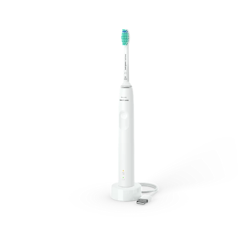 Slika - Philips Sonicare 3100 sonična električna zobna ščetka (HX3671/13) bela