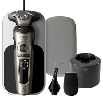 Philips S9000 Prestige električni brivnik za mokro in suho britje s SkinIQ (SP9883/36)
