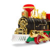 Slika - Božični vlak za božično drevo – z lučko, zvokom in Božičkom deluje na baterije AA