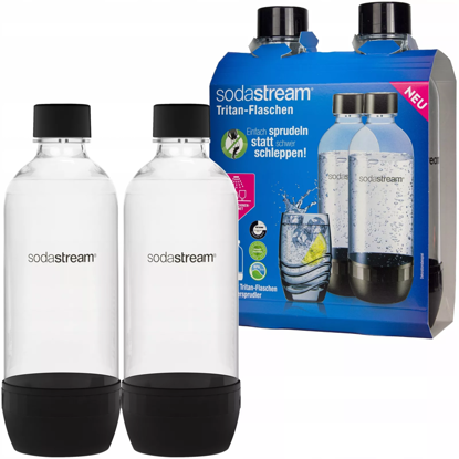 SodaStream Duo Pack 2x 1 literska BPA plasteka črna
