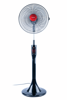 Slika - Tornado EFS-111M 16 palični tih, 3 stopnje črno/rdeč notranji ventilator
