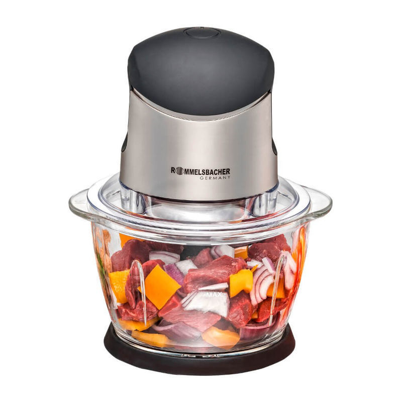 Slika - Rommelsbacher MZ 400 Multi sekljalnik hrane 1l 400W Nerjaveče jeklo/steklo
