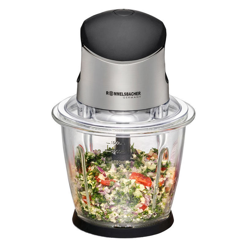 Slika - Rommelsbacher MZ 500 Multi sekljalnik hrane 1,5l 500W Nerjaveče jeklo/steklo