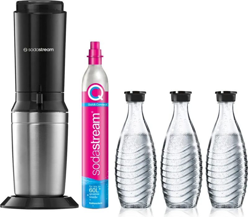 Slika - SodaStream Crystal 3.0 Mega Pack QC aparat za gaziranje vključno s 3 steklenicami (1016413490)