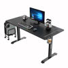 Slika - ULTRADESK Gaming miza MOMENTUM črna, 152,5x70 cm, 75,5 cm, z XXL podlogo za miško, držalom za slušalke, pijačo in mobilni telefon