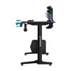 Slika - ULTRADESK Gaming miza FRAG - BLUE V3, 140x60 cm, 76 cm, z XXL podlogo za miško, 4x USB, z ultradesk BEAM, držalo za pijačo in slušalke