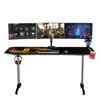 Slika - ULTRADESK Gaming miza FRAG XXL GOLD, 160 x 75 cm, 75 cm, držalo za pijačo in slušalke, 4x USB, stojalo BEAM, s polno površino XXL pa za miško