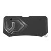 Slika - ULTRADESK Gaming miza FRAG XXL črna, 160 x 75 cm, 75 cm, držalo za pijačo in slušalke, 4x USB, stojalo BEAM, s polno površino XXL miške