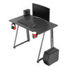 Slika - ULTRADESK Gaming miza ENTER V2, 100x60 cm, 75 cm, z držalom za pijačo in slušalkami, kompaktna velikost