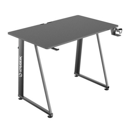 ULTRADESK Gaming miza ENTER V2, 100x60 cm, 75 cm, z držalom za pijačo in slušalkami, kompaktna velikost