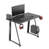 Slika - ULTRADESK Gaming miza ENTER V2, 100x60 cm, 75 cm, z držalom za pijačo in slušalkami, kompaktna velikost