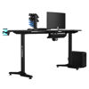 Slika - ULTRADESK Gaming miza FRAG - BELA V3, 140x60 cm, 76 cm, z XXL podlogo za miško, 4xUSB, z ultradesk BEAM, držalom za pijačo in slušalke