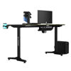Slika - ULTRADESK Gaming miza FRAG - GOLD V3, 140x60 cm, 76 cm, z XXL podlogo za miško, 4x USB, z ultradesk BEAM, držalom za pijačo in slušalke