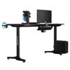 Slika - ULTRADESK Gaming miza FRAG roza V3, 140x60 cm, 76 cm, z XXL podlogo za miško, 4xUSB, z ultradesk BEAM, držalom za pijačo in slušalke