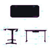Slika - ULTRADESK Gaming miza FRAG roza V3, 140x60 cm, 76 cm, z XXL podlogo za miško, 4xUSB, z ultradesk BEAM, držalom za pijačo in slušalke