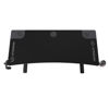 Slika - ULTRADESK CRUISER BLACK Gaming miza, 160x70 cm, 66-82 cm, držalo za slušalke, 3 luknje za kabel, nastavljiva višina