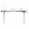 Slika - ULTRADESK Gaming miza WINGER - bela, 111x155x60 cm, 75-122 cm, elektronsko nastavljiva, RGB osvetlitev, držalo za slušalke