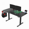 Slika - ULTRADESK Gaming miza LEVEL V2 GREEN, 140x68cm, 72-117cm, električno nastavljiva višina, z XXL podlogo za miško, pijačo in slušalko