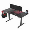 Slika - ULTRADESK Gaming miza LEVEL V2 rdeča, 140x68cm, 72-117cm, električno nastavljiva višina, z XXL podlogo za miško, pijačo in slušalkami