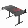 Slika - ULTRADESK Gaming miza LEVEL V2 rdeča, 140x68cm, 72-117cm, električno nastavljiva višina, z XXL podlogo za miško, pijačo in slušalkami