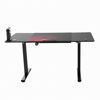 Slika - ULTRADESK Gaming miza LEVEL V2 rdeča, 140x68cm, 72-117cm, električno nastavljiva višina, z XXL podlogo za miško, pijačo in slušalkami
