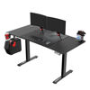 Slika - ULTRADESK Gaming miza LEVEL V2, 140x68cm, 72-117cm, električno nastavljiva višina, z XXL podlogo za miško, pijačo in držalom za slušalke