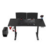 Slika - ULTRADESK Gaming miza LEVEL V2, 140x68cm, 72-117cm, električno nastavljiva višina, z XXL podlogo za miško, pijačo in držalom za slušalke