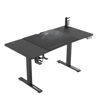 Slika - ULTRADESK Gaming miza LEVEL V2, 140x68cm, 72-117cm, električno nastavljiva višina, z XXL podlogo za miško, pijačo in držalom za slušalke