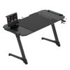 Slika - ULTRADESK Gaming miza SPACE XXL V2 črna, 144x70 cm, 75 cm, LED RGB osvetlitev s ploščo na dotik, z XXL podlogo za miško