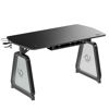 Slika - ULTRADESK Gaming miza BOOSTER, 136x70,5 cm, 75 cm, RGB osvetlitev, držalo za pijačo in slušalke