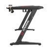 Slika - ULTRADESK Gaming miza ROCKET BLACK, 128x68 cm, 78 cm, z XL podlogo za miško, držalom za pijačo in slušalke