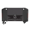 Slika - ULTRADESK Gaming miza ROCKET BLACK, 128x68 cm, 78 cm, z XL podlogo za miško, držalom za pijačo in slušalke