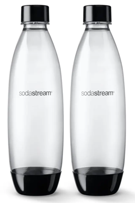SodaStream PET plastenki DuoPack Fuse (2 plastenki, 1L, črna) (1741260410)