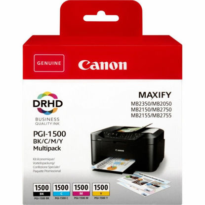Canon PGI-1500 B/C/M/Y (9218B005), komplet originalnih kartuš