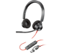 Slika - Poly Blackwire 3320 Stereo Microsoft Teams certificirane slušalke USB-C + adapter USB-C/A (8X220AA)