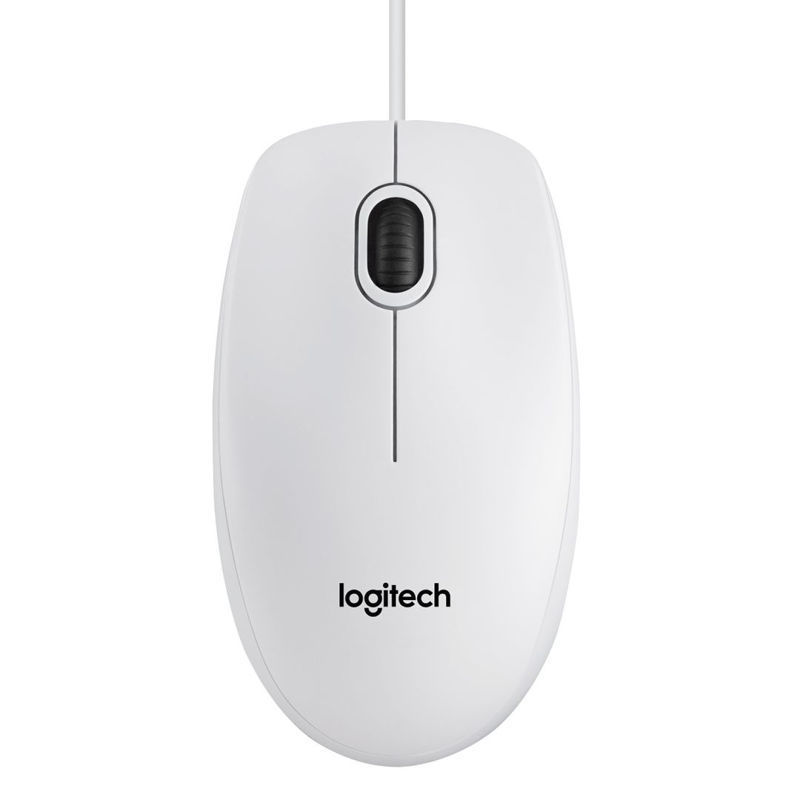Slika - Logitech B100 (910-003360) bela, miška