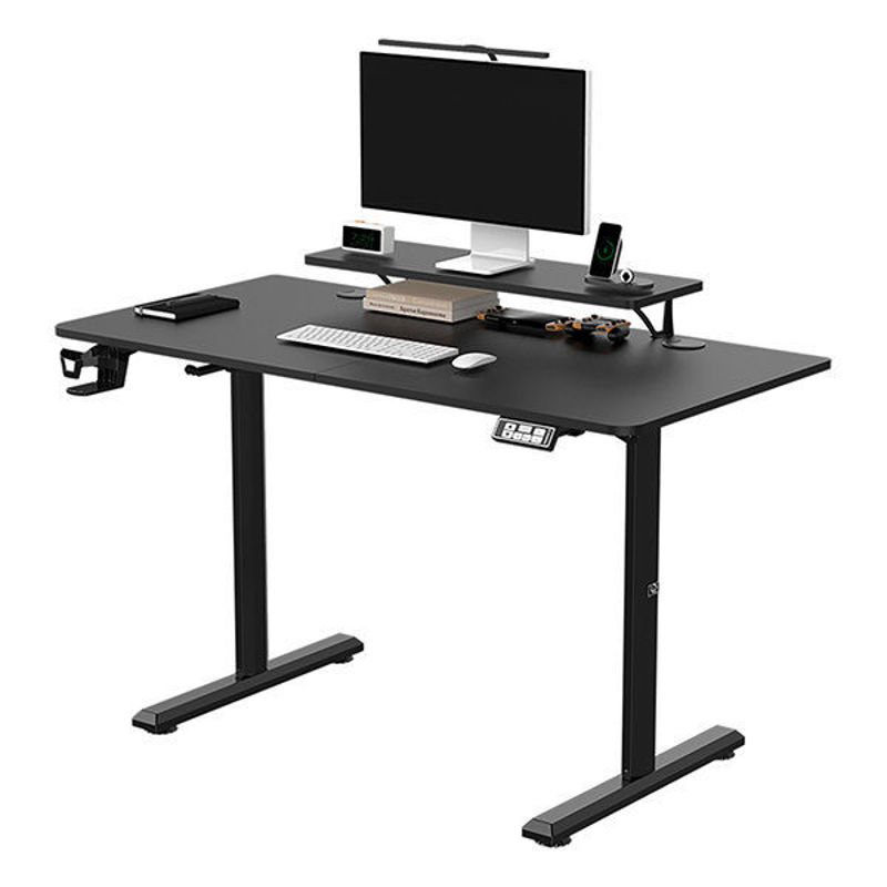 Slika - ULTRADESK HIGHLANDER BLACK računalniška miza, električno nastavljiva višina, 120X60 cm, 72-117 cm, črna