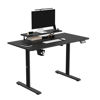 Slika - ULTRADESK HIGHLANDER BLACK računalniška miza, električno nastavljiva višina, 120X60 cm, 72-117 cm, črna